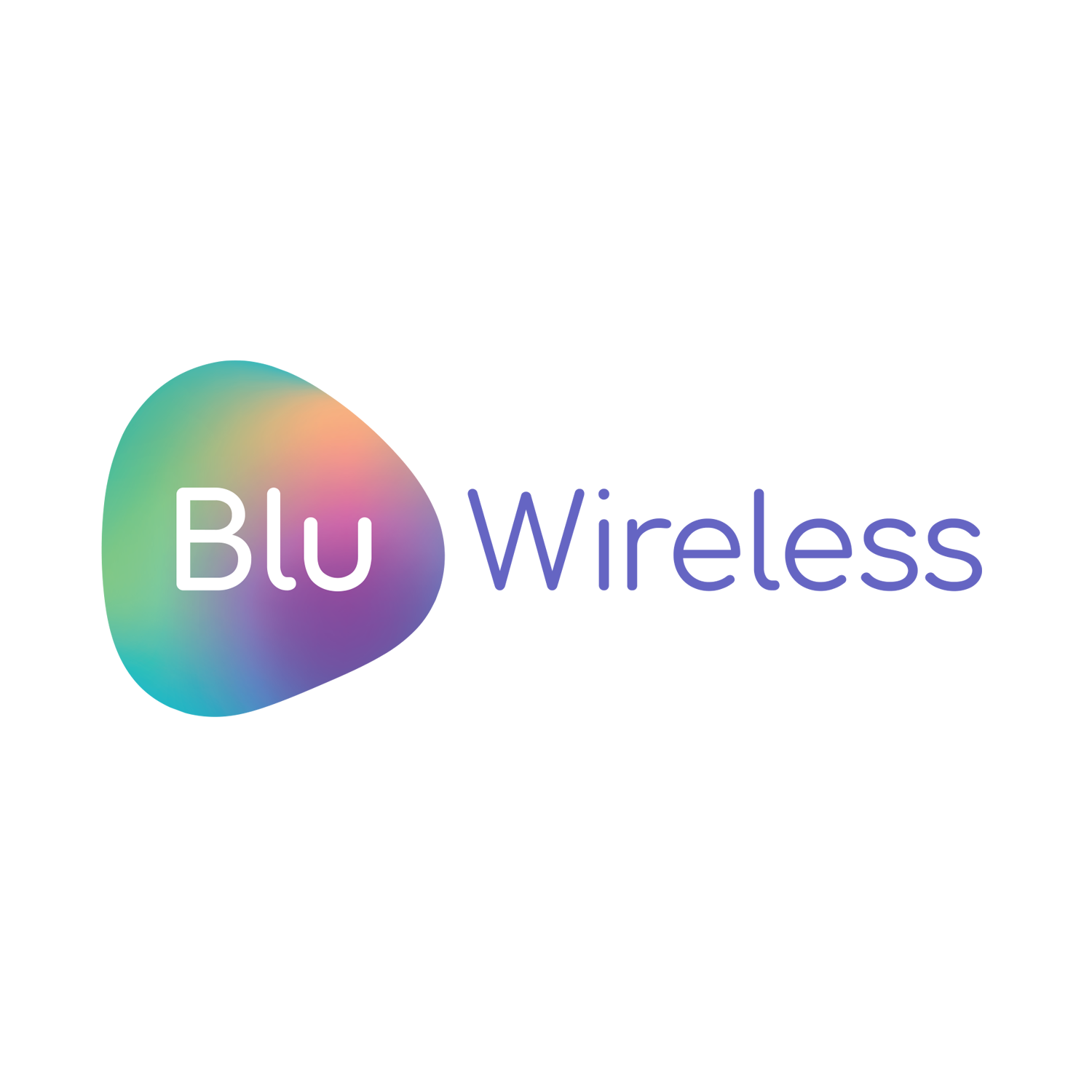 Logo Square Bluwireless White 2019